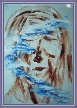Molnár Tivadar - Migrén. (50x66,5 cm.)