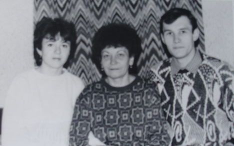 Én édesanyám és Zpli 1991-ben.