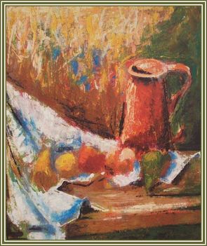 Bolmányi Ferenc - Asztali csendélet. (60x50 cm.)