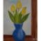 Tulipánt kék vázában