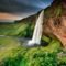 Seljalandsfoss, izland