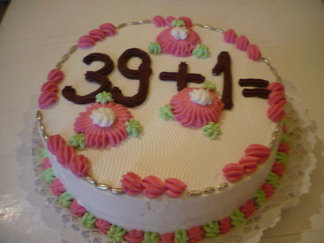 Kerek torta szülinapra