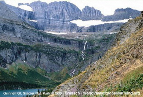 Grinnel gleccser, most