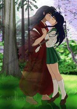 kagome and inuyasha kiss