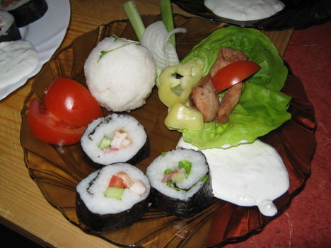 sushi tálaláskor