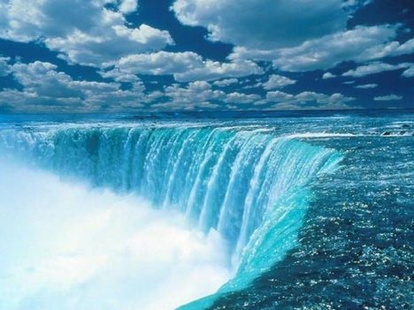 Niagara vízesés  nagy mennydörgő