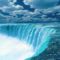 Niagara vízesés  nagy mennydörgő