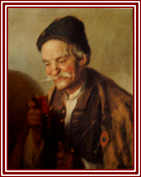 Horváth G. Andor - Öreg juhász (40x50 cm)