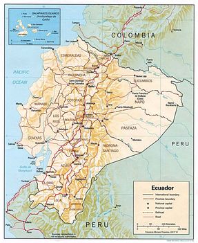 Ecuador térkép