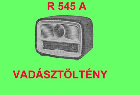 R 545 A VADÁSZTÖLTÉNY