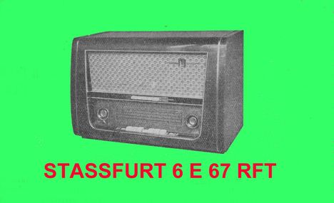 STASSFURT 6 E 67 RFT