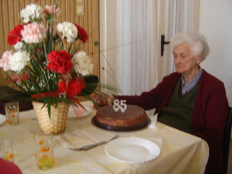 dédi 85.születésnapja