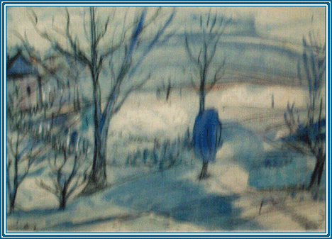 Márffy Ödön - Őszi táj (24x34 cm.)