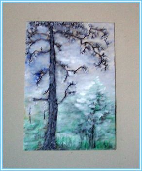 Molnár Tivadar - Álmodó fák (33x24 cm.)