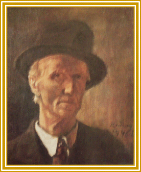 Rudnay Gyula - Önarckép ( 50,5x41 cm.)