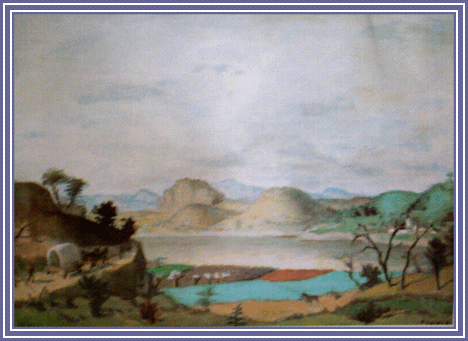 Fényes Adolf - Felvidéki táj tavasszal (28x39 cm.)