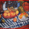 Czóbel Béla - Gyümölcs csendélet (64x80 cm.)