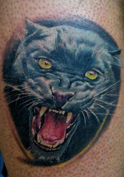 alex de pase - panther -tattoo - tatuaggio
