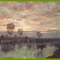 Olgyay Ferenc - Alkonyi táj (60x80 cm.)