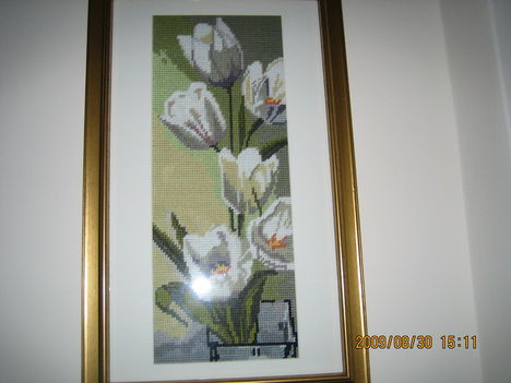 tulipán vázában  20*50