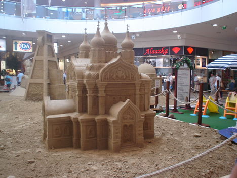homokszobor Pécset 2010