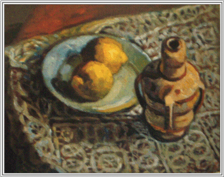 Gyelmis Lukács - Asztali csendélet (35x45 cm.)