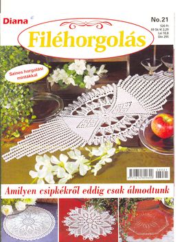 DIANA Filéhorgolás No 21