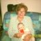 Első unokámmal Dorinával2005