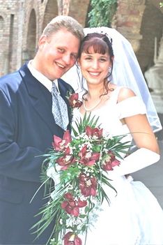Fiam és felesége Molnár Timea 2003