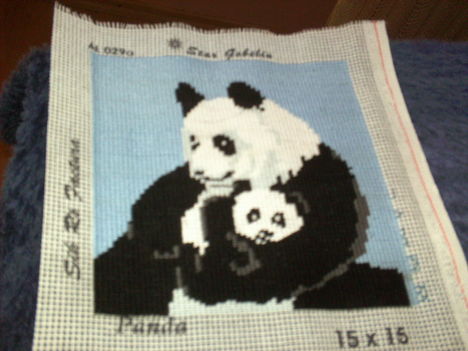 Panda maci goblen klép.