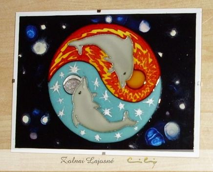 Delfines yin-yang