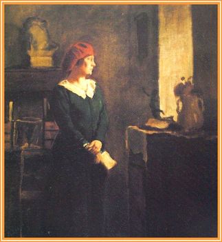 Szüle Péter - Elolvasott levél (50x40 cm.)