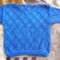 Huba kék pulcsija