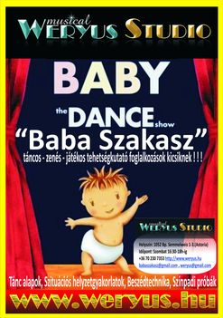 Baba Szakasz *ÚJ* táncos - zenés - játékos tehetségkutató foglalkozások kicsiknek!!!