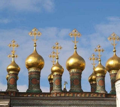 Kremlin church towers