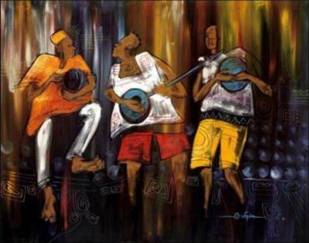 Músicos Africanos - Upjohn