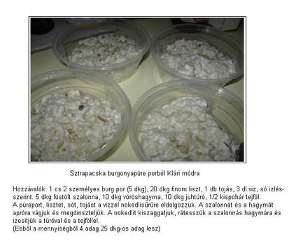 Sztrapacska, ha nincs krumplid