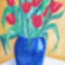 Piros tulipanok vazaban 1