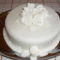 fehér torta