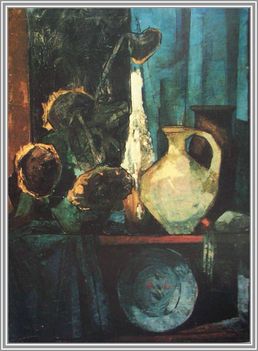 Gábor Emil - Csendélet napraforgókkal (80x60 cm.)