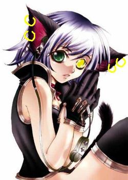 Gothic Anime Cat Girl