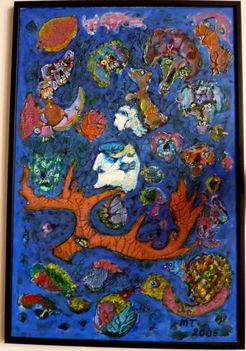 Molnár Tivadar - Aktaion halála /Görög mítoszok II. , ( 60x40 cm.)