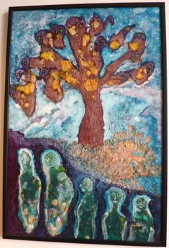 Molnár Tivadar - Aszphodelosz Mezők /Görög mítoszok III., (60x40 cm.)
