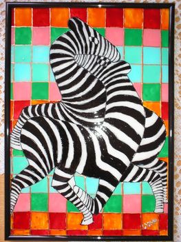 Zebras by Vasarely