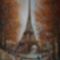 Párizs, Eiffel torony  43 x 52 olaj, vászon 