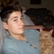 Krisztián fiam Berci macskával