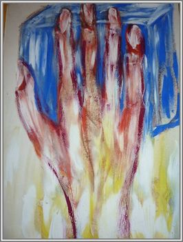 Molnár Tivadar - Alkotó kéz (33x24 cm.)