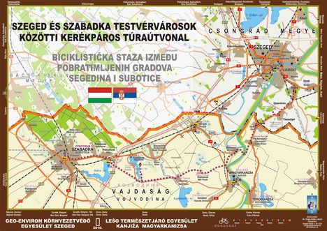 Szeged-Szebadka kerékpáros túraútvonal javítva