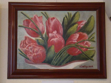 Tulipánok (olaj 30x40 fesz