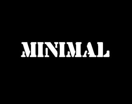 minimal